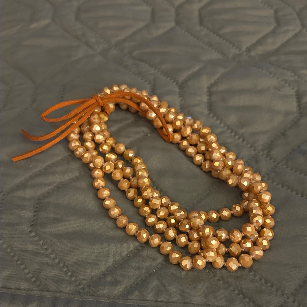 Champagne Layering Necklace